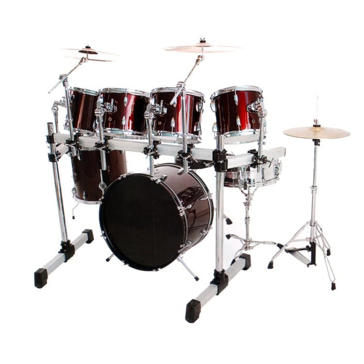 7 PC Drum Set with Rack PVC Drum Set