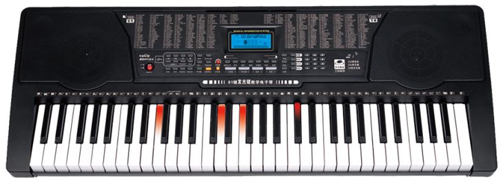 Piano de teclat de música elèctrica de 61 tecles