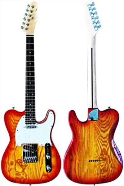 Una guitarra elèctrica d'inici per a principiants